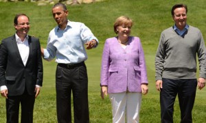 Hollande, Obama, Merkel and Cameron