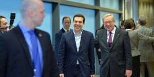 Greek Prime Minister Alexis Tsipras Visits Brussels